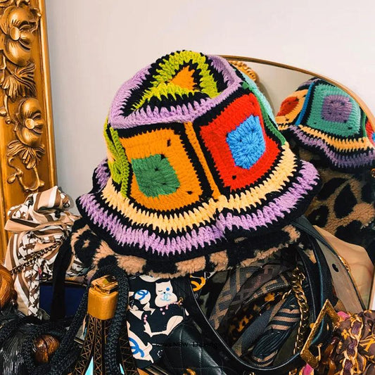 Colourful Crochet Bucket Hats - ANNAJEVOLI